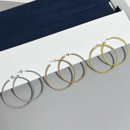 [ECHO] SMOOTH BEAD STUD EARRINGS