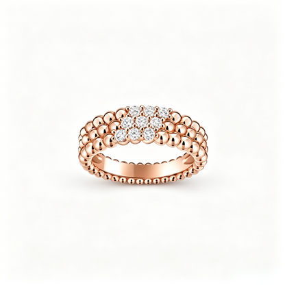 [ECHO] THREE-ROW DIAMOND RING