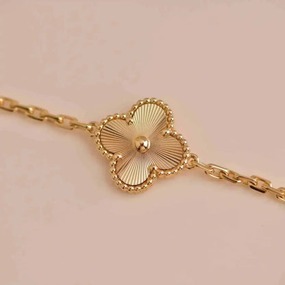 [ECHO ]CLOVER 5 FLOWERS LASER BRACELET