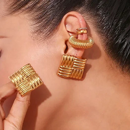 [Echo Fine]Cindy Gold Earrings