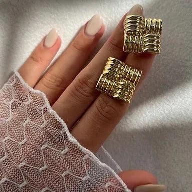[Echo Fine]Cindy Gold Earrings