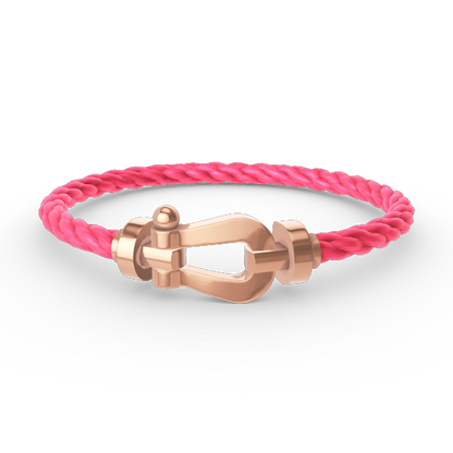 [ECHO ]FORCE LARGE HORSESHOE NO DIAMOND BRACELET ROSE GOLD