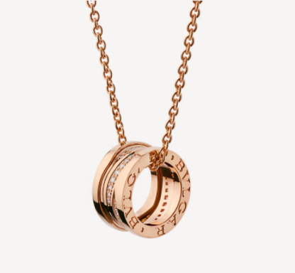 [ECHO ]ZERO 1 PINK GOLD DIAMOND NECKLACE