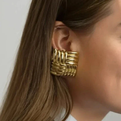 [Echo Fine]Cindy Gold Earrings