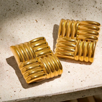 [Echo Fine]Cindy Gold Earrings