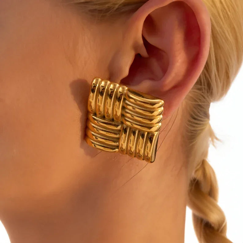 [Echo Fine]Cindy Gold Earrings