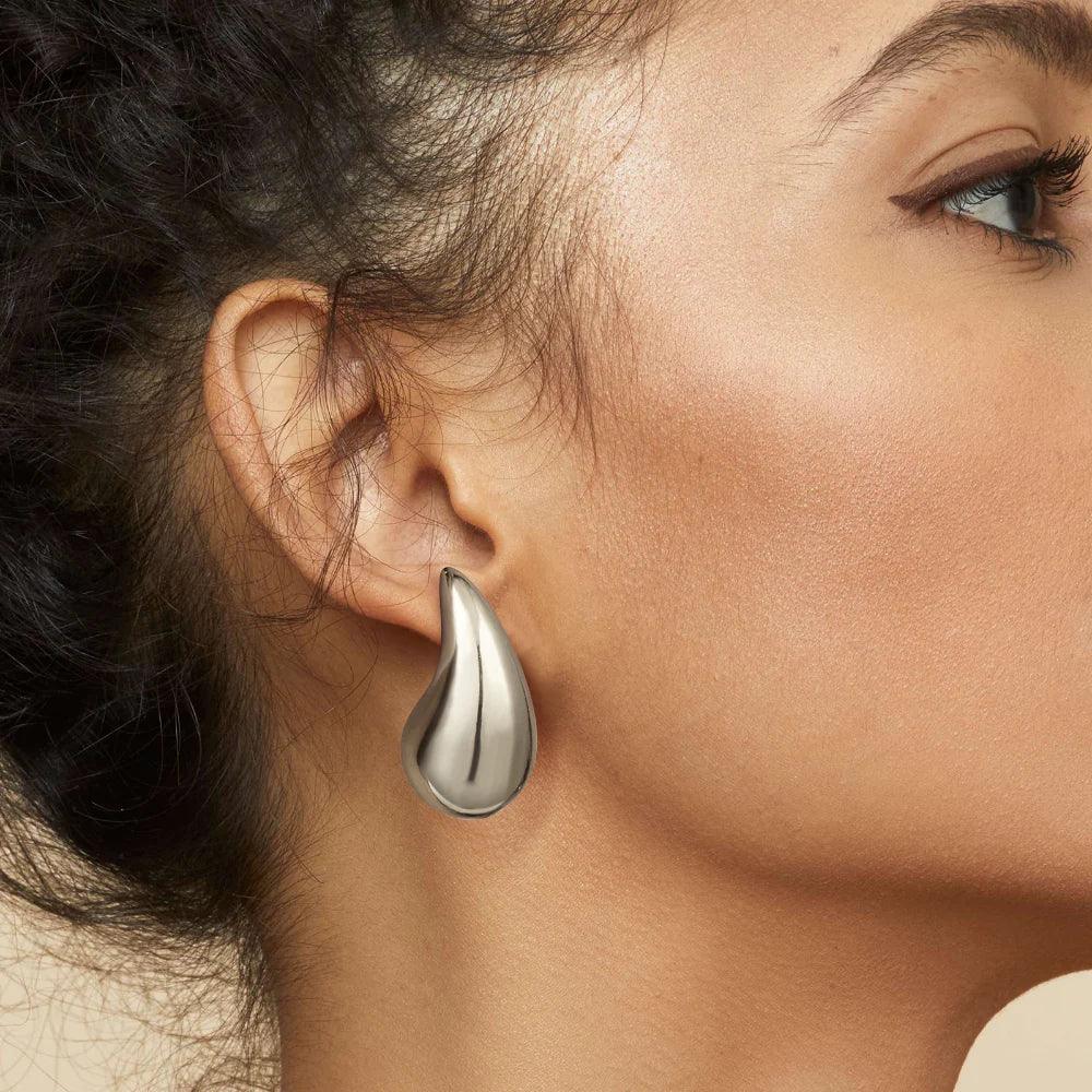 [Echo Fine]Sandra Teardrop Gold Earrings