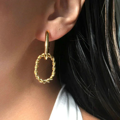 [Echo Fine]Skadi Gold Earrings