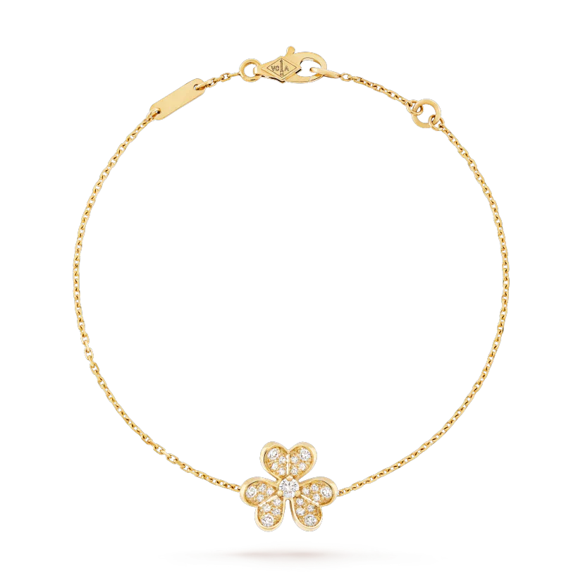 [ECHO ]FRIVOLE GOLD FLOWER DIAMOND BRACELET
