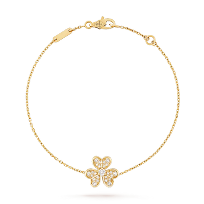 [ECHO ]FRIVOLE GOLD FLOWER DIAMOND BRACELET