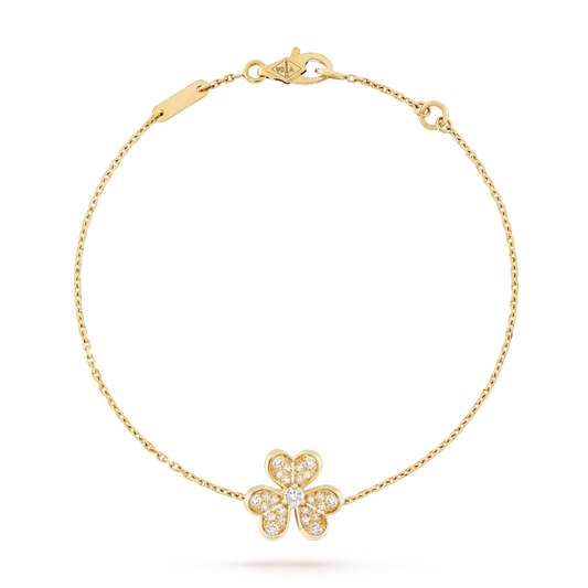 [ECHO ]FRIVOLE GOLD FLOWER DIAMOND BRACELET