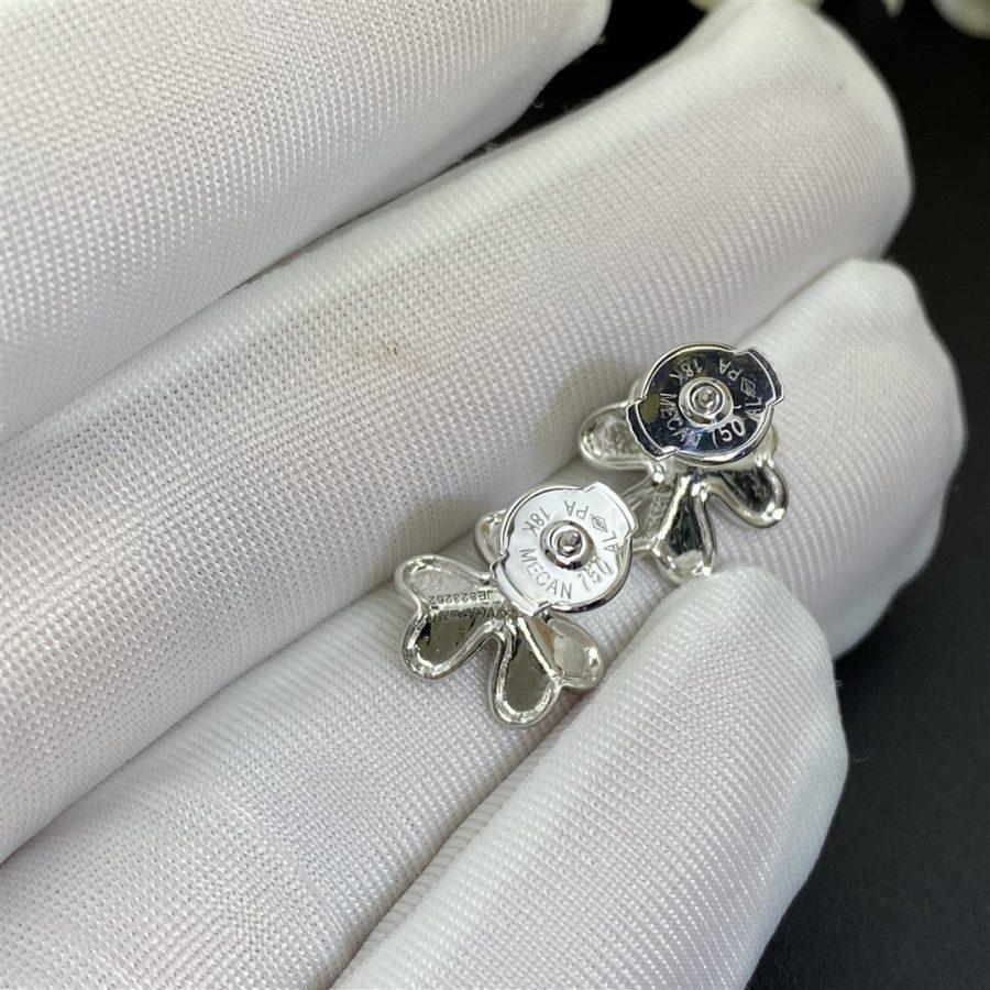 [ECHO ]FRIVOLE MINI SILVER FLOWER EARRINGS