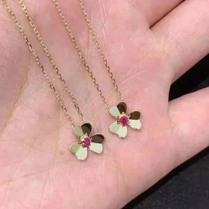 [ECHO ]FRIVOLE GOLD FLOWER NECKLACE