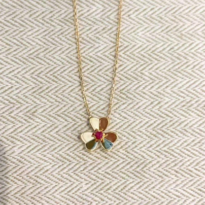 [ECHO ]FRIVOLE GOLD FLOWER NECKLACE