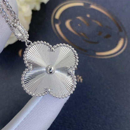 [ECHO ]CLOVER 25MM SILVER BIG CLOVER NECKLACE