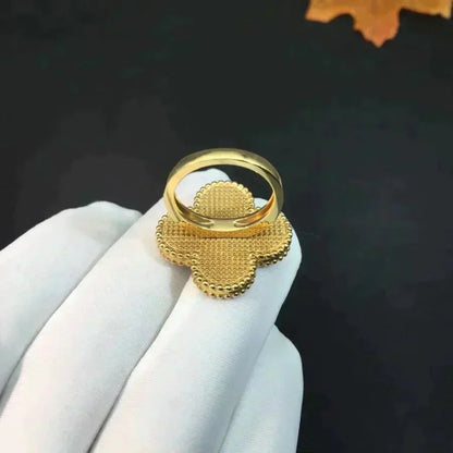 [ECHO ]CLOVER MALACHITE RING
