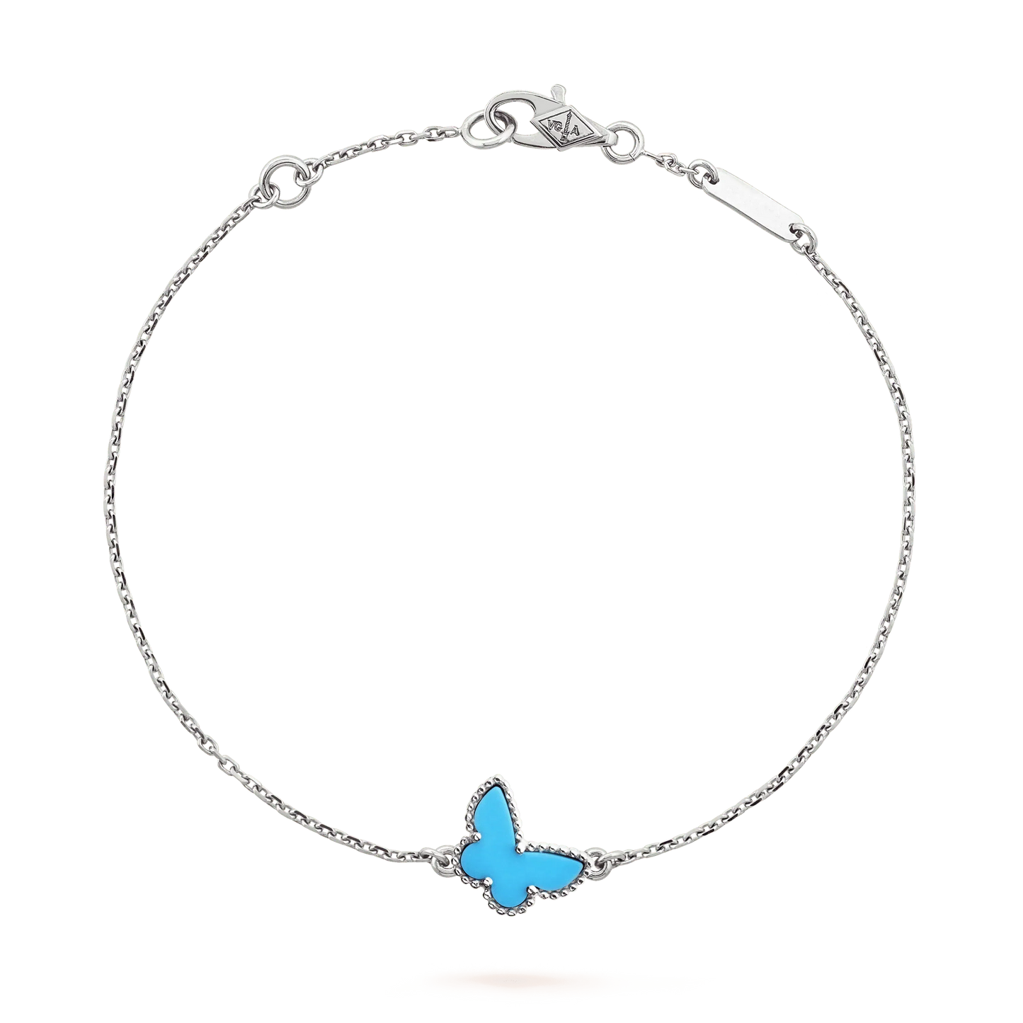 [ECHO ]BUTTERFLY TURQUOISE BUTTERFLY BRACELET SILVER