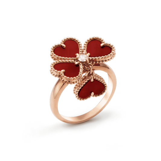 [ECHO ]SWEET CLOVER CARNELIAN RING