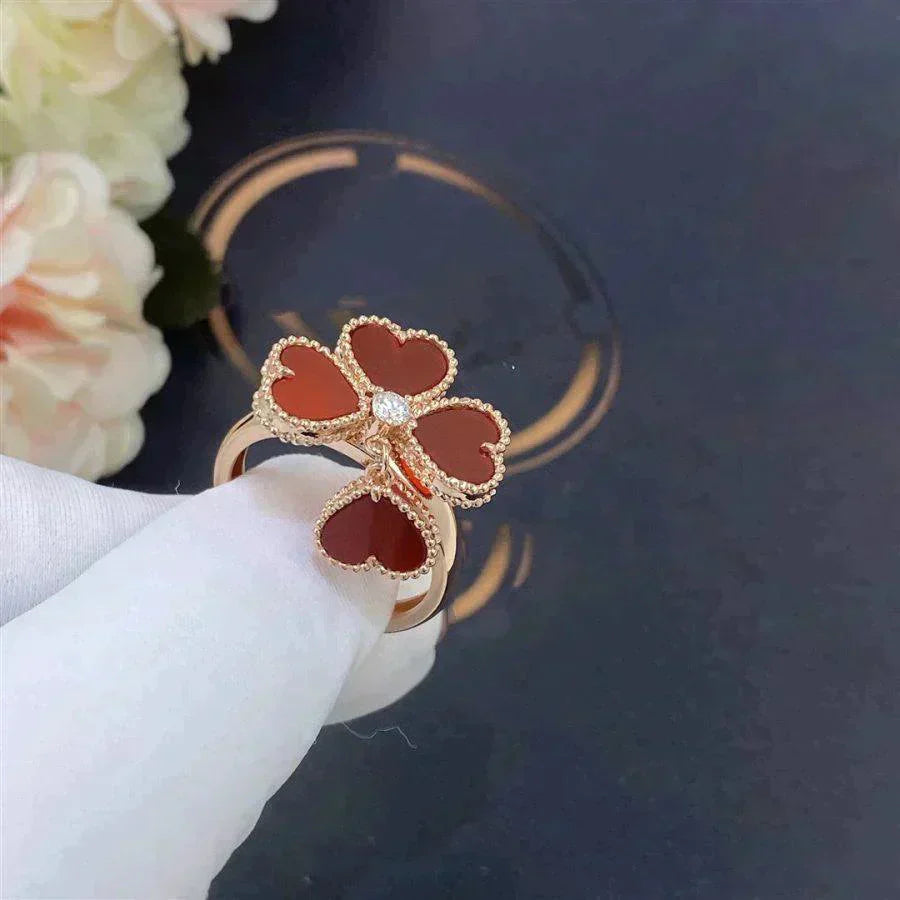 [ECHO ]SWEET CLOVER CARNELIAN RING
