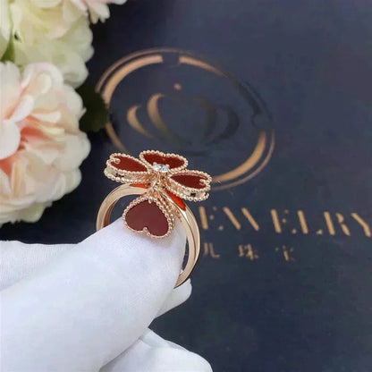 [ECHO ]SWEET CLOVER CARNELIAN RING