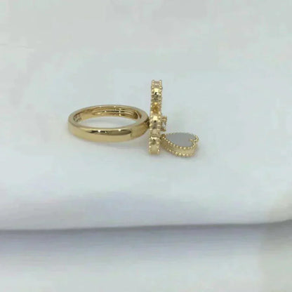 [ECHO ]SWEET CLOVER WHITE MOP RING