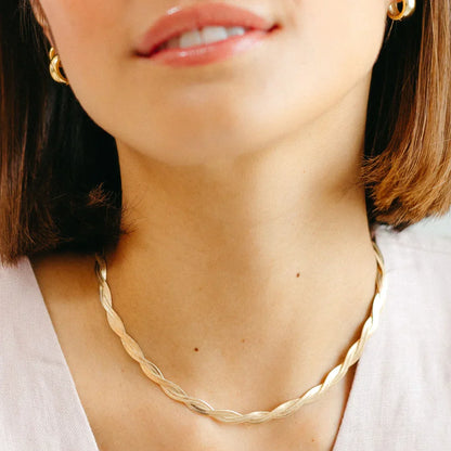 [Echo Fine]Lysa Twisted Chain Necklace