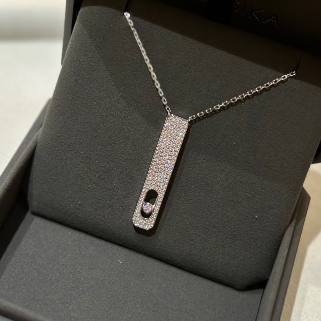[ECHO]MY FIRST DIAMOND PAVED NECKLACE