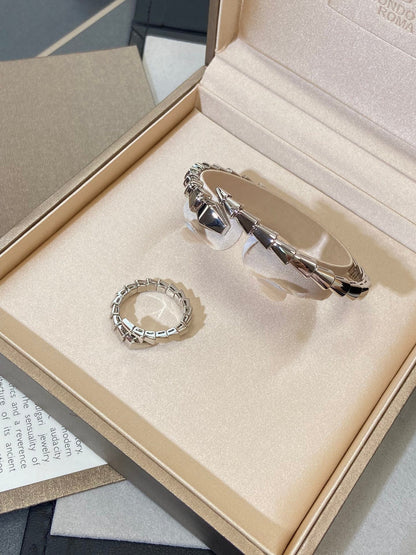 [ECHO ]SERPENTI VIPER SILVER BRACELET