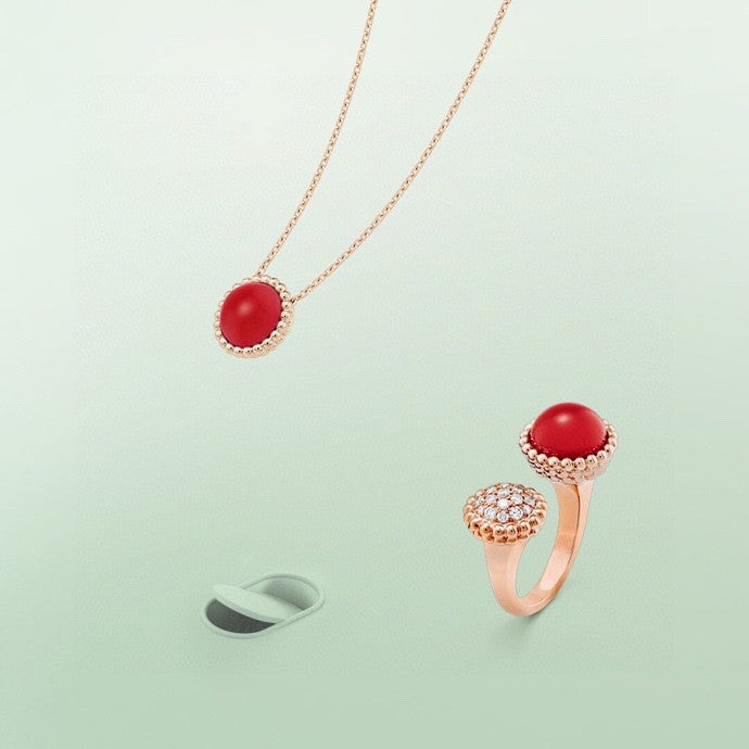 [ECHO ]PERLEE COULEURS DIAMOND ROSE GOLD BETWEEN THE FINGER RING