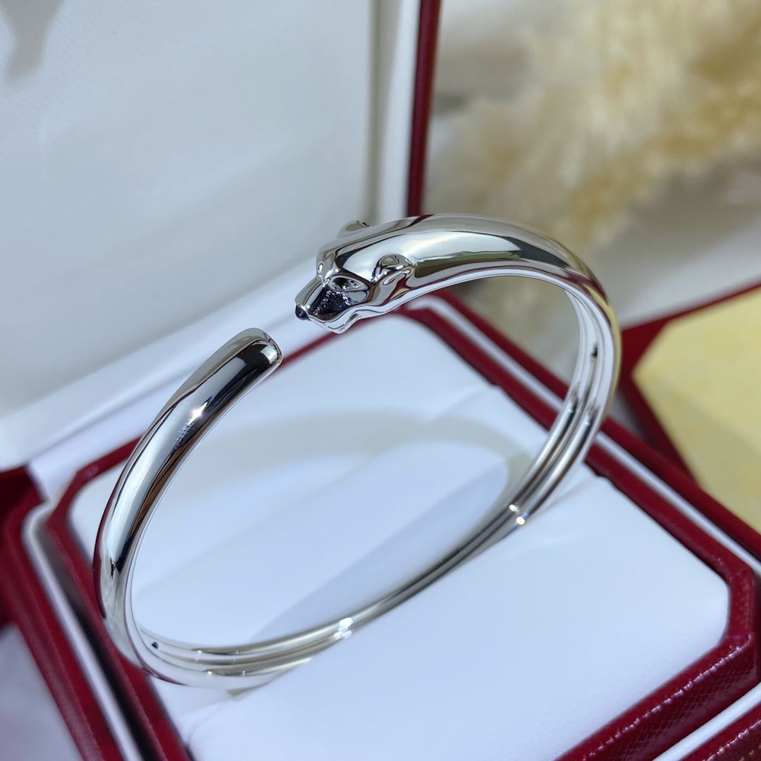 [ECHO ]PANTHERE SILVER OPEN BRACELET