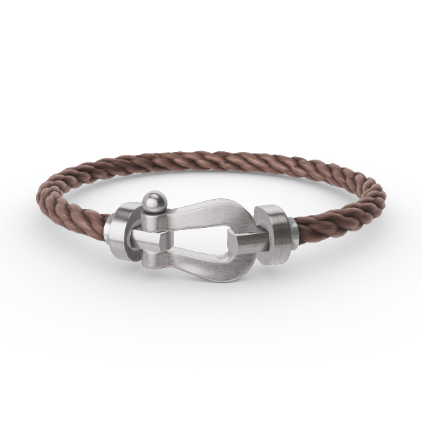 [ECHO ]FORCE LARGE HORSESHOE NO DIAMOND BRACELET SILVER