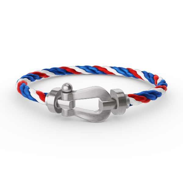 [ECHO ]FORCE LARGE HORSESHOE NO DIAMOND BRACELET SILVER
