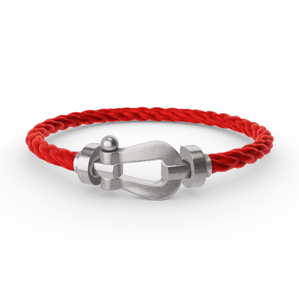 [ECHO ]FORCE LARGE HORSESHOE NO DIAMOND BRACELET SILVER