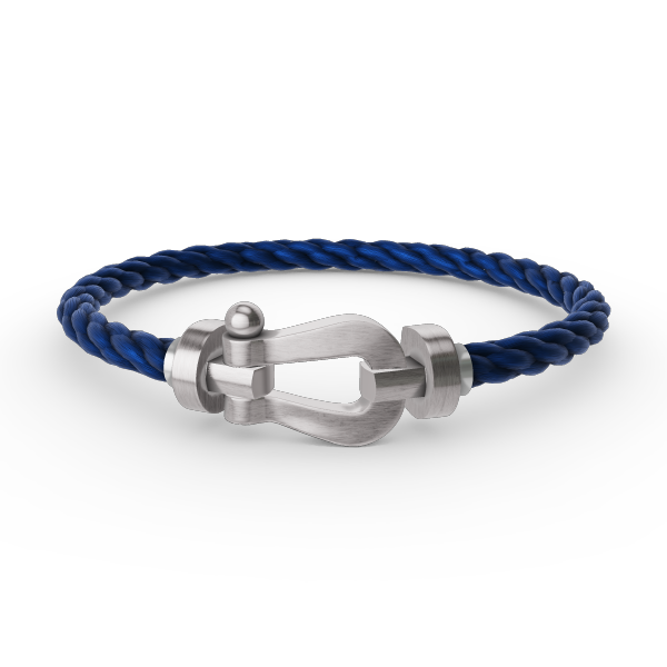 [ECHO ]FORCE LARGE HORSESHOE NO DIAMOND BRACELET SILVER