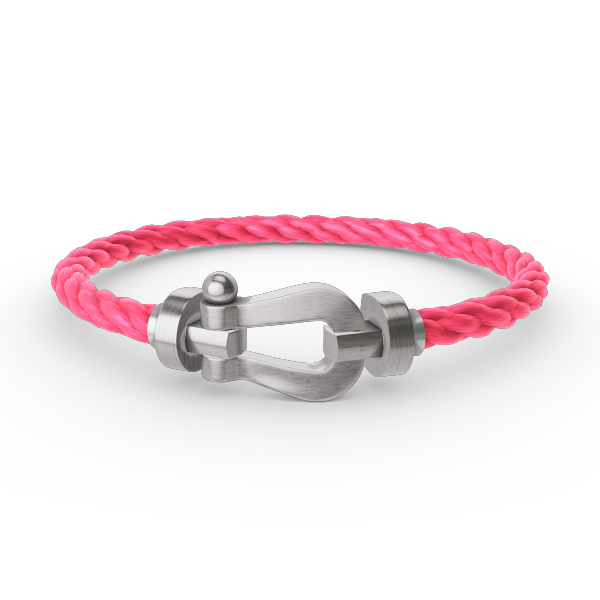 [ECHO ]FORCE LARGE HORSESHOE NO DIAMOND BRACELET SILVER