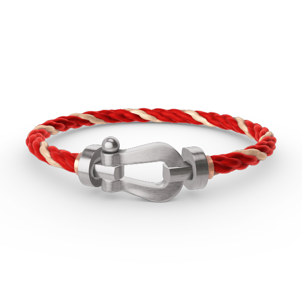 [ECHO ]FORCE LARGE HORSESHOE NO DIAMOND BRACELET SILVER