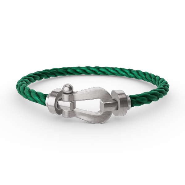 [ECHO ]FORCE LARGE HORSESHOE NO DIAMOND BRACELET SILVER