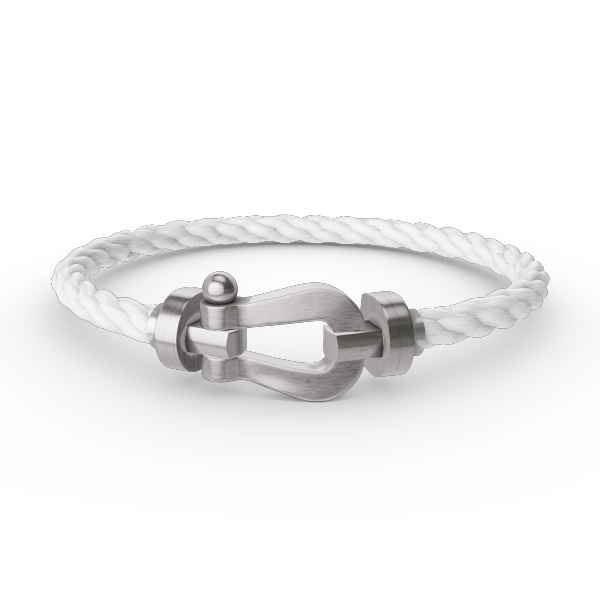 [ECHO ]FORCE LARGE HORSESHOE NO DIAMOND BRACELET SILVER