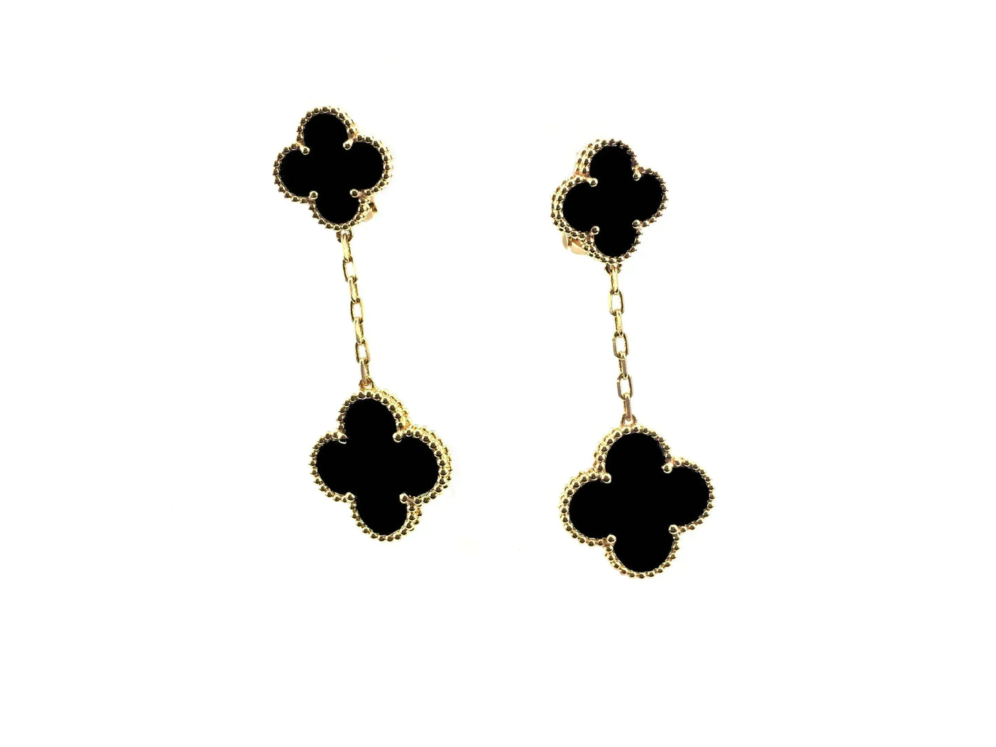 [ECHO ]CLOVER 2 MOTIFS  EARRINGS (MULTIPLE CHOICESC