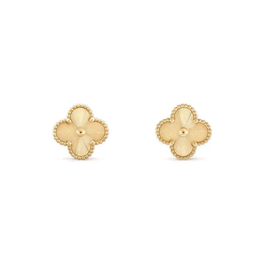 [ECHO ]CLOVER MEDIUM 1 MOTIFS LASER EARRINGS