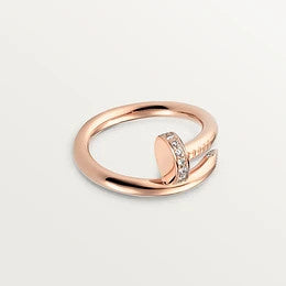 [ECHO ]JUSTE RING 2.65MM PINK GOLD DIAMOND