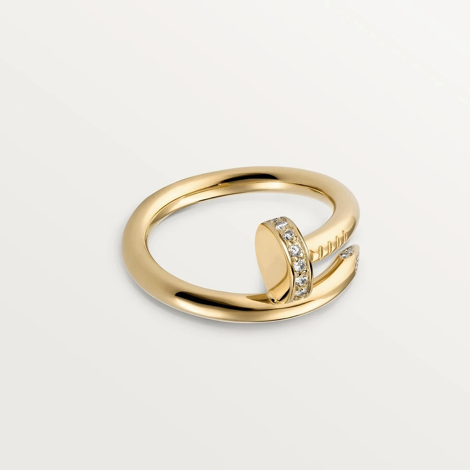 [ECHO ]JUSTE RING 2.65MM GOLD DIAMOND
