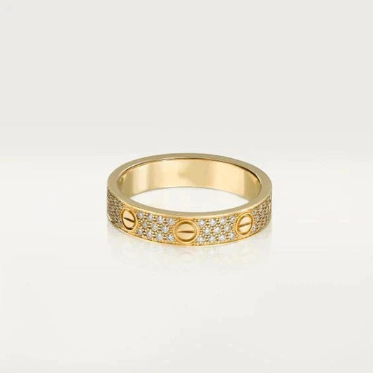 [ECHO ]LOVE RING 3.6MM DIAMOND PAVED