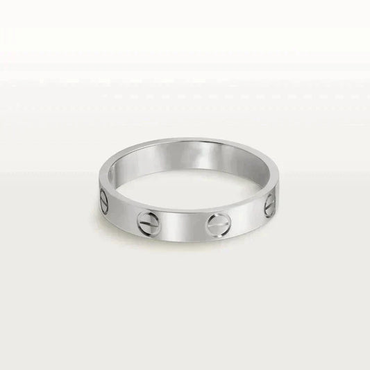 [ECHO ]LOVE RING 4MM 1 DIAMOND SILVER