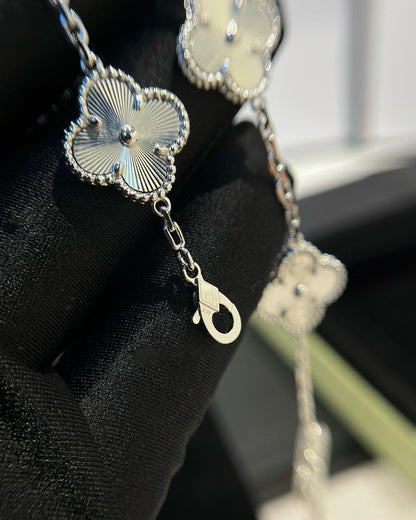 [ECHO ]CLOVER SILVER 5 MOTIFS BRACELET
